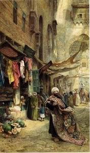unknow artist Arab or Arabic people and life. Orientalism oil paintings 129 China oil painting art
